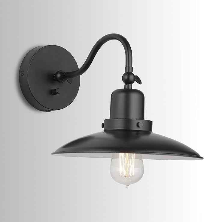 Capital Lighting 634811MB Dewitt Metal Portable Wall Sconce, 1-Light 100 Watts, 18" H x 10" W, Matte Black