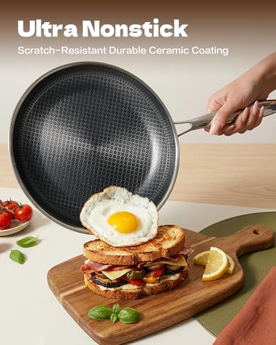 Hybrid Nonstick Cookwre Set (Silver)
