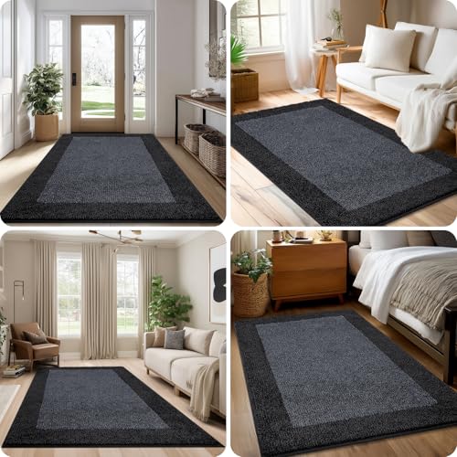 Area Rug 48" x 72" (Charcoal / 48" X 72")