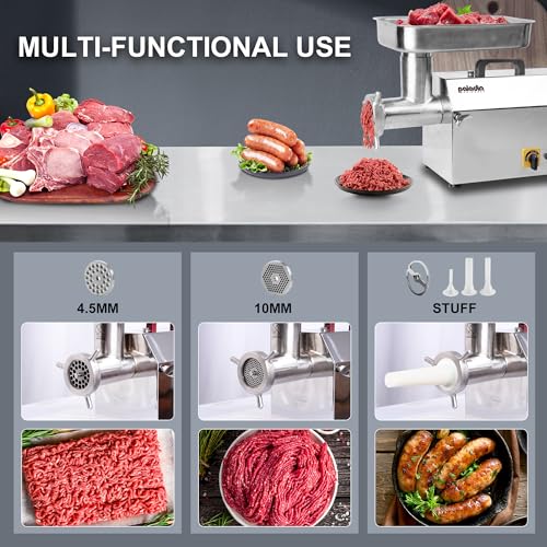 32 Electric Commercial Meat Grinder Machine (#32 2HP)