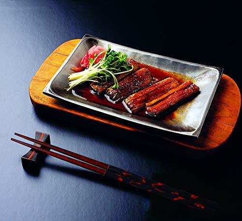 5 Pairs Hardwood Chopsticks Reusable Japanese Style Natural Wood Chop Stick Hand (Natural Wood - Carving Style)