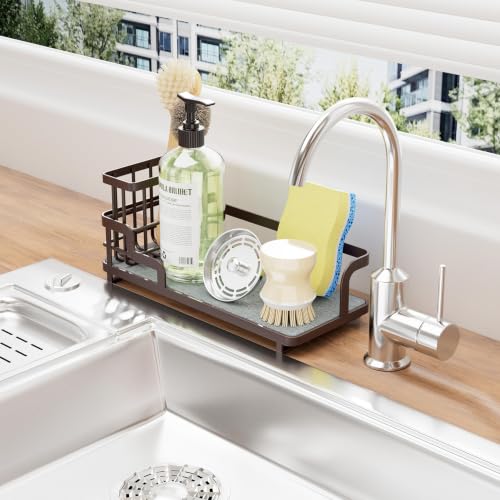 Sponge Holder for Kitchen Sink (Bronze)