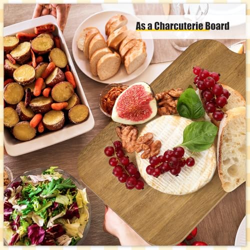 6 Pcs Thick Wood Cutting Boards 15 Inch for Laser Engraving (15 x 7 inches)