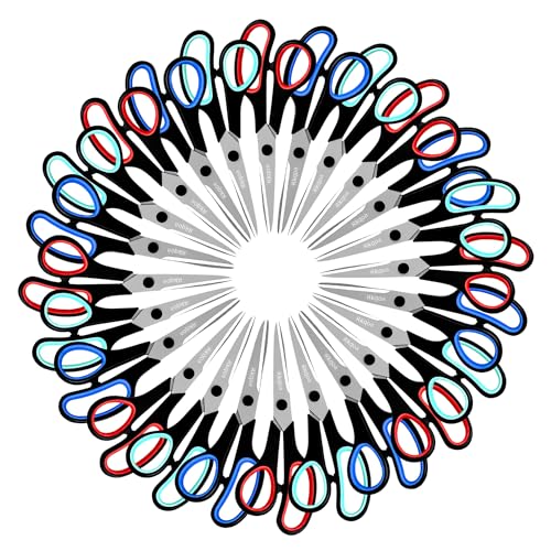 Scissors Set of 24 Pack (Pure Black / 24 Pack)