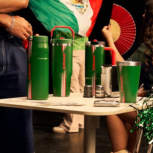 IceFlow 2.0 Flip Straw Tumbler (Team Dark Green Red / 30 Ounces)