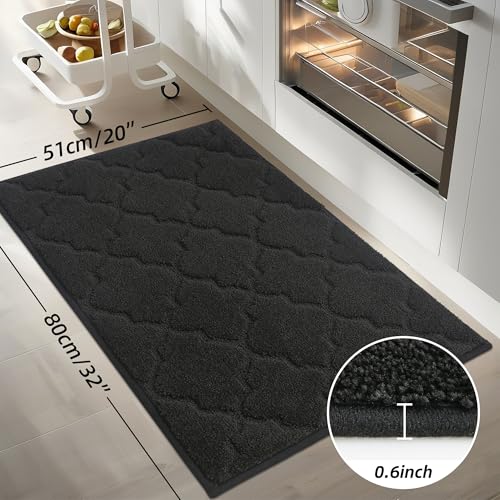 Kitchen Rugs Non Slip Washable 20"x32" (4.444 Sq Ft)