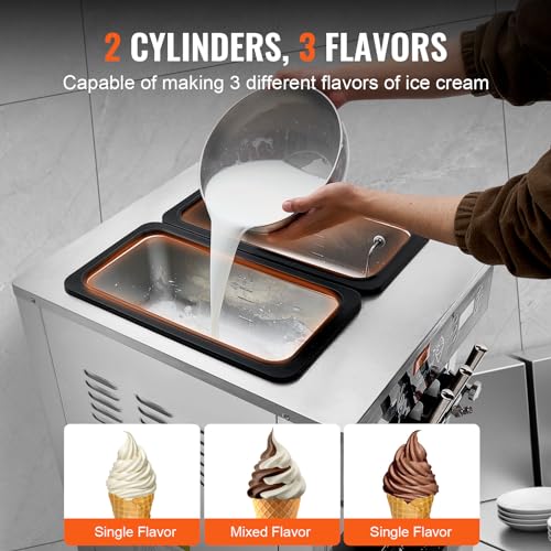 Commercial Ice Cream Machine (Vertical 3 Flavors Flagship Model)