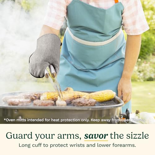 Cuisinart Heritage Kitchen Oven Mitts (Textured Gray)