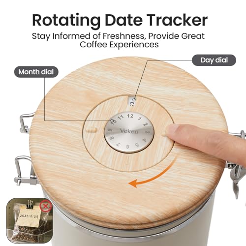 Coffee Canister (Cream / 39 oz)