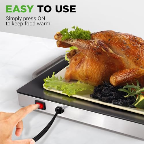 Large Electric Warming Tray (20 x 12 inches)