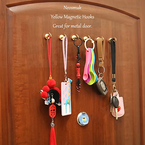 Magnetic Hooks (Gold / 0.67 inches)