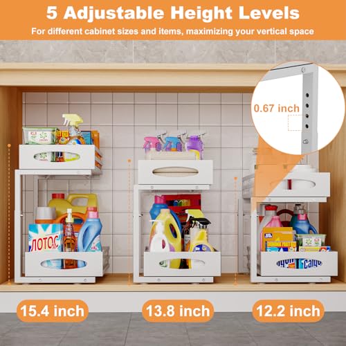 Under Sink Organizer (White)