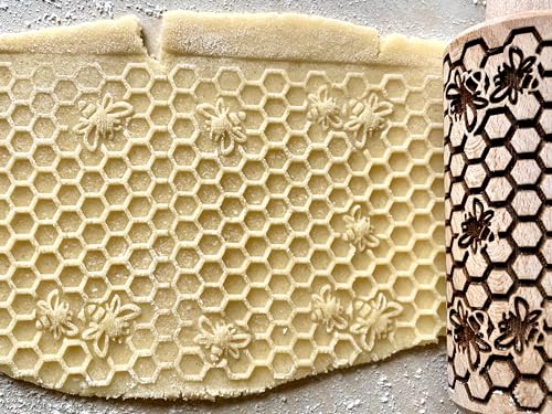 WILD 3 mini Embossed Rolling Pin Set with Bees