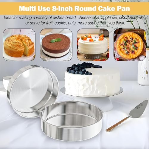 8 Inch Cake Pan (8 inch cake pan set of 3)