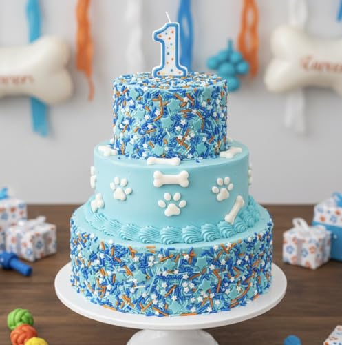 Blue and Orange dessert Sprinkles (Blue and Orange)