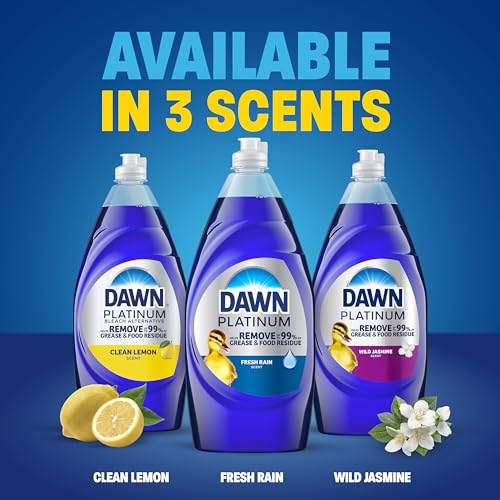 Platinum Dish Soap Fresh Rain Scent Liquid Dishwashing Detergent (30 Fl Oz (Pack of 1))