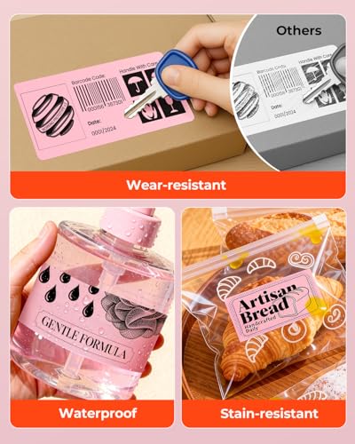 4x2 Thermal Labels (Pink / 4x2")