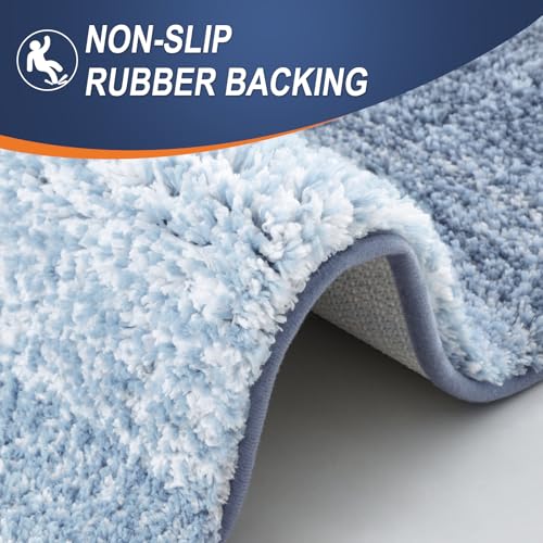 Small Bathroom Rugs 24x16 (24" X 16" / Blue)