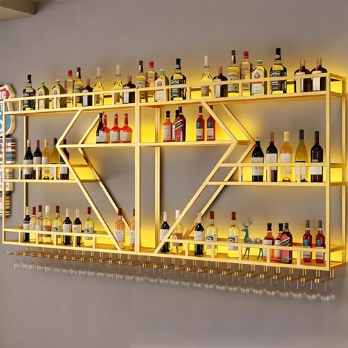 78.7in Large Wall Mounted Wine Rack