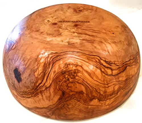11" Artisan Olive Wood Serving Bowl (Extra Large 11 inch)