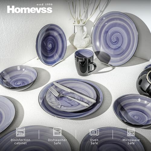 HomeVss Stoneware Sonoma 16pc Dinnerware Set