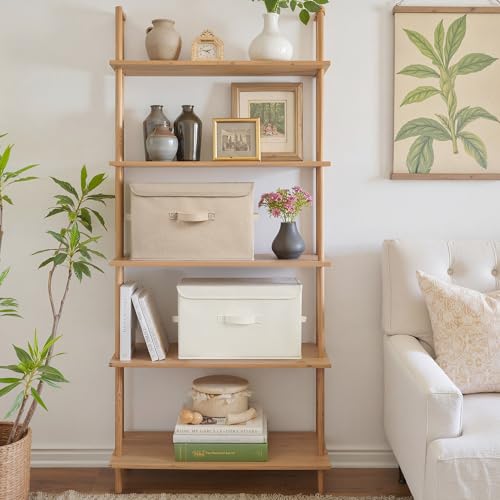 Memory Keepsake Storage Box (Ivory White&Khaki / Large-2 Pack)