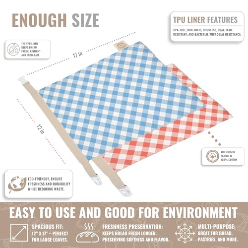 Reusable Bread Bag Set for Home Bakers (2 Count)