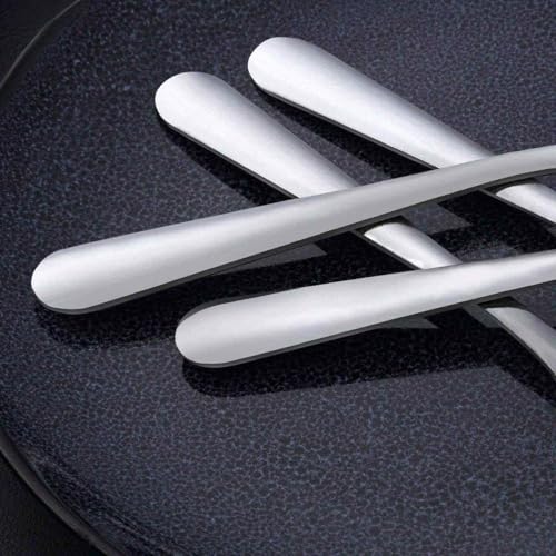 36 Pieces Tea Spoons Set Silverware (6.7 inch silver dinner spoons 36 pieces)