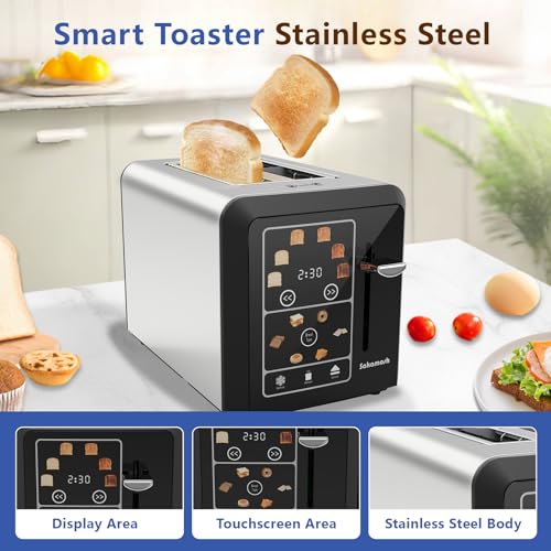 2 Slice Touchscreen Toaster with bagel function