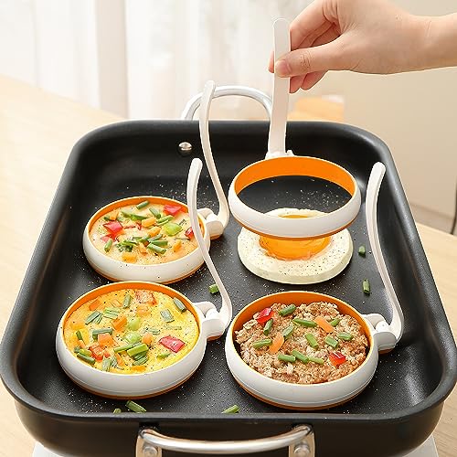 Silicone Fried Egg Cooker Rings Set