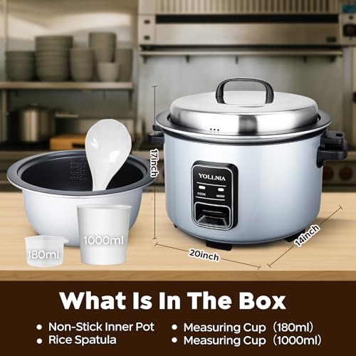 15L Commercial Rice Cooker 84 cup