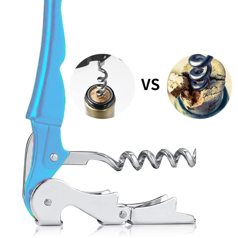 Professional Waiter Corkscrew Wine Openers Set (4 Count)