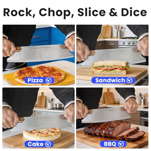13 Inch Pizza Cutter Rocker (Yellow)