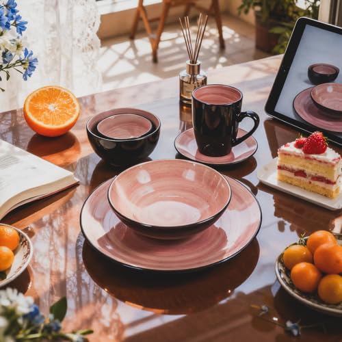HomeVss Stoneware Sonoma Dinnerware Set
