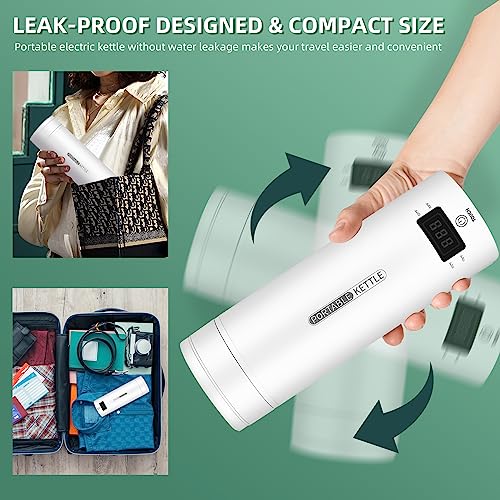Portable Electric Kettle Travel (White)