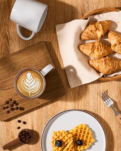 Mercury Coffee Mugs 13 oz (Mercury- White / 8 Count (Pack of 1))