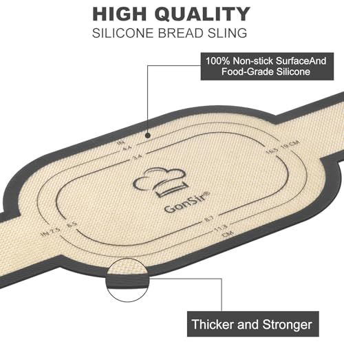 Silicone Bread Sling (2 Pcs Grey Oval)