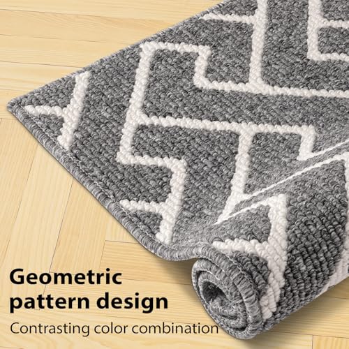 Indoor Door Mat (Silver Grey / 24"x35"+20"x59" (Rectangular))