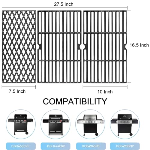 Grill Grates Replacement for Dyna (16.5" x 27.5")