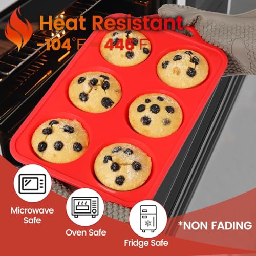 Jumbo Muffin Pan (Metal Framed: 6-Cup Jumbo)