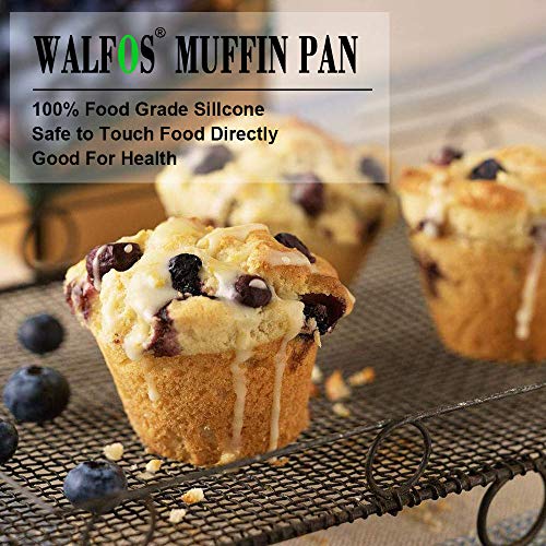 Silicone Texas Muffin Pan (1 Pc: 6 Cups, Jumbo)