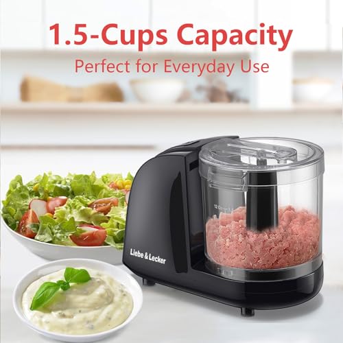 Mini Food Processor 1.5 Cup Electric Food Chopper