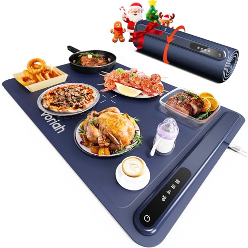Warming Mat for Food (L-24*16'' / Dark Blue)