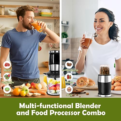 Blender and Food Processor Combo (Black-02)