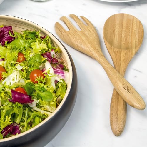 12" Extra Large Bamboo Salad Servers