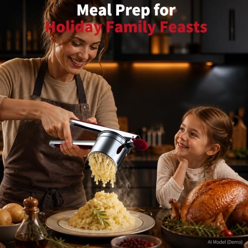 15oz Stainless Steel Potato Masher Ricer (SPR-R)