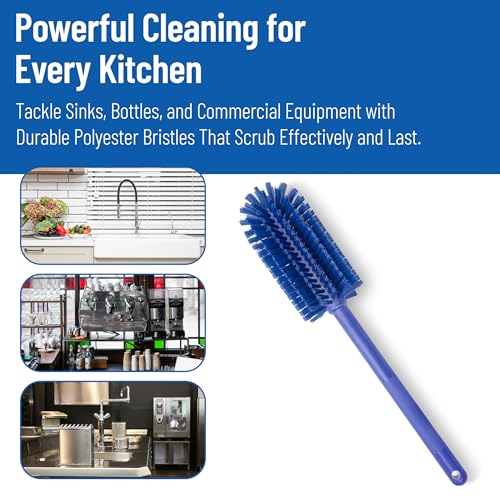 Large Water Bottle Brush Ideal for Wide (Blue)