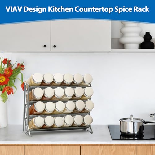 1PCS 4Tier Spice Rack for Counter Free Standing