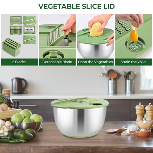 Stainless Steel Salad Spinner (Stainless Steel / 4.25Qt)