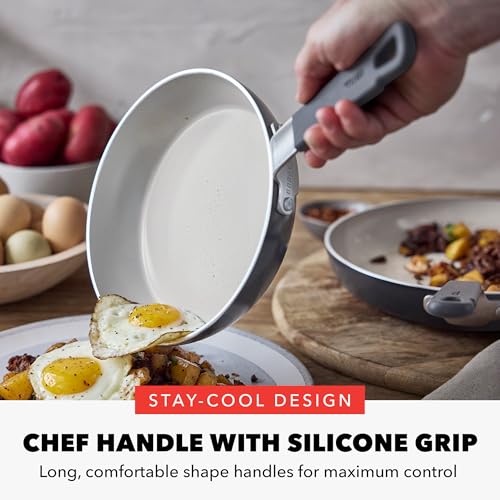 x Bobby Flay 2 Piece (8" and 10" Frying Pan Skillet Set / Graphite)